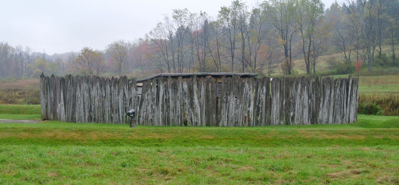 Reconstructed Fort Necessity in southern Pennsylvania