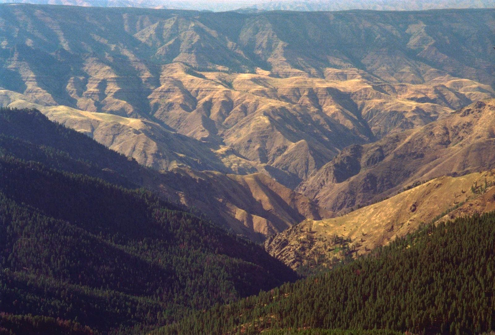 Hells Canyon viewed from Heaven's Gate Overlook near Riggins, Idaho