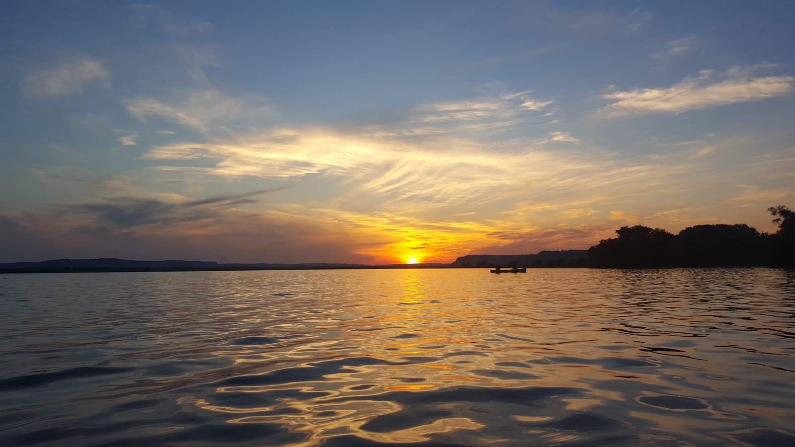 Sunset at Trempealeau refuge