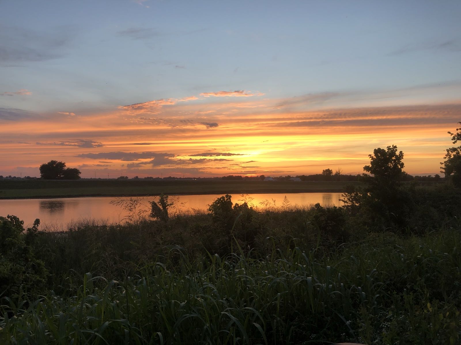 Sunset at Big Lake National Wildlife Refuge